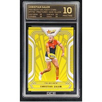 2022 Footy Stars Fractured Acid Yellow - Christian Salem